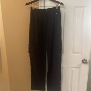 Garage Black Cargo Pants
